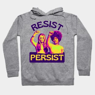 Gloria Steinem and Angela Davis Portrait Hoodie